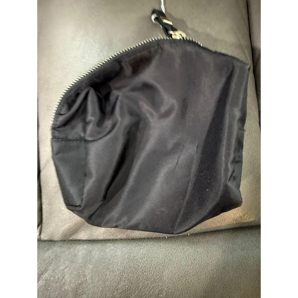 Victoria's Secret Black‎ Rhinestone Logo Cosmetic Bag Pouch